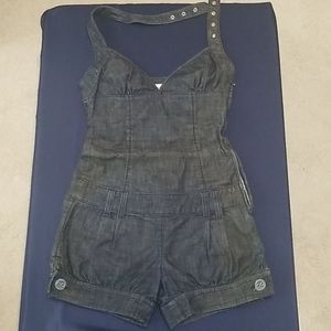 Miss Sixty Denim Romper, Size 26